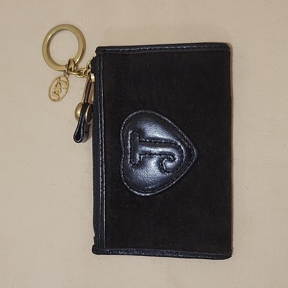 Juicy Couture Small Black Velet Wallet - Picture 2 of 10
